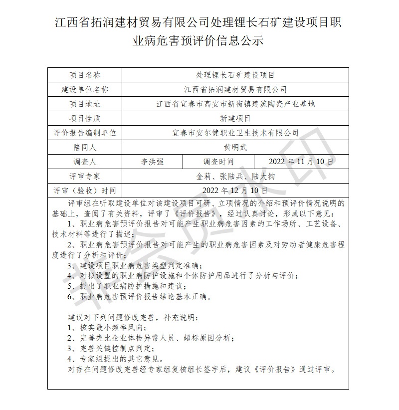 江西省拓潤建材貿(mào)易有限公司-處理鋰長石礦建設項目---職業(yè)病危害預評價信息公示.jpg